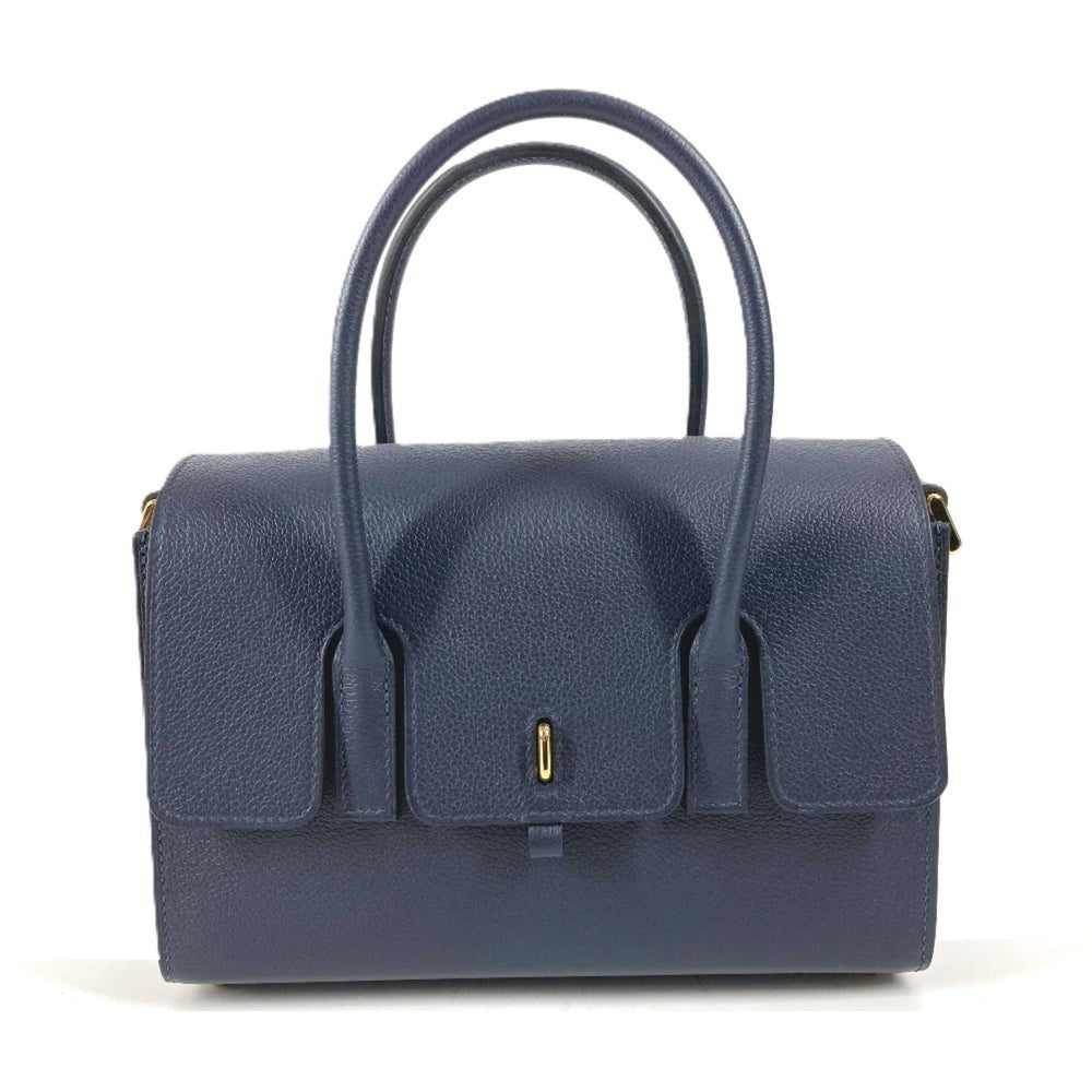 HERMES New Drug 22 Tote Bag, Crossbody Handbag, Shoulder Evercolor, Men's/Women's, Navy, Like — Like New