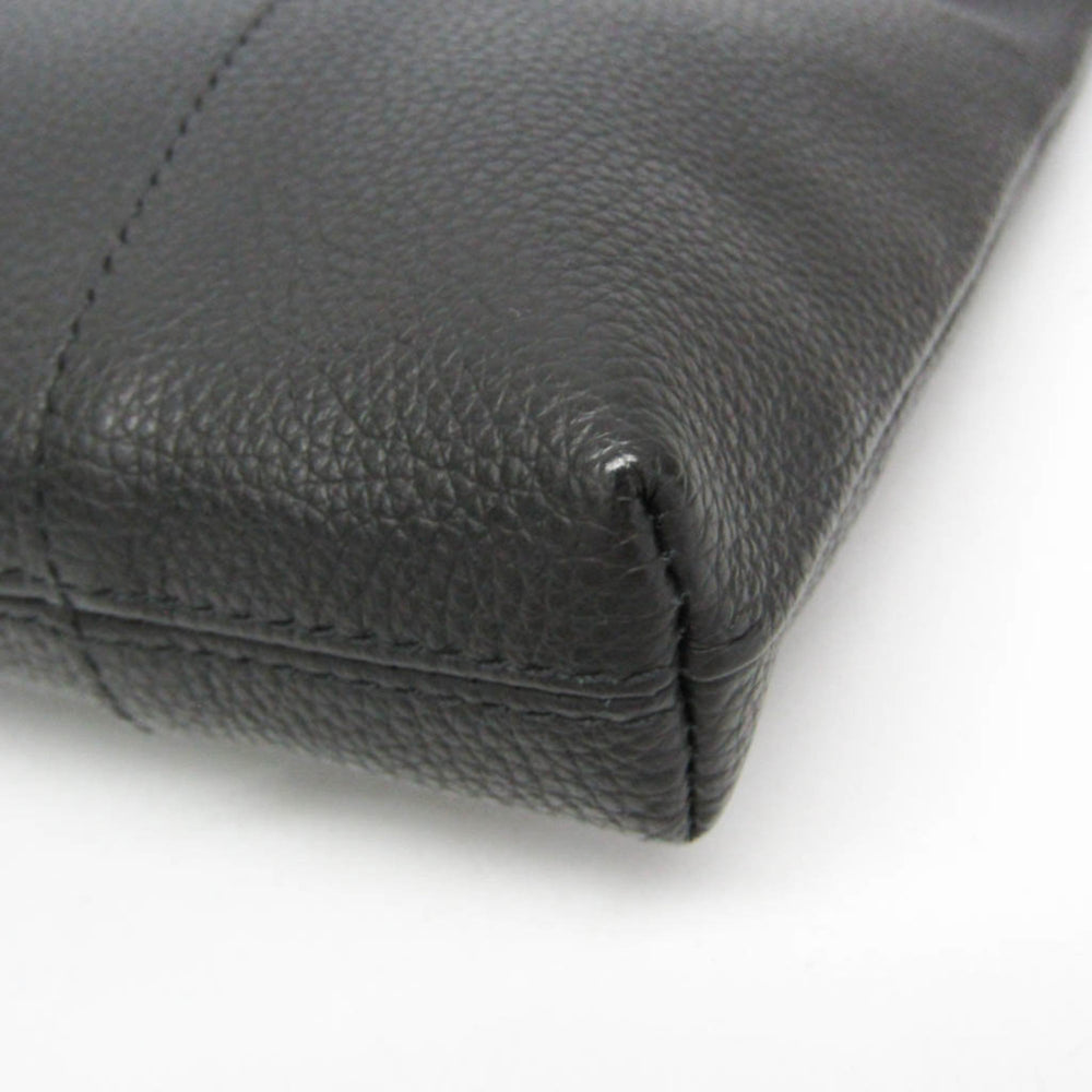 Balenciaga Hourglass 644723 Women,Men Leather Clutch Bag,Pouch Black — Like New