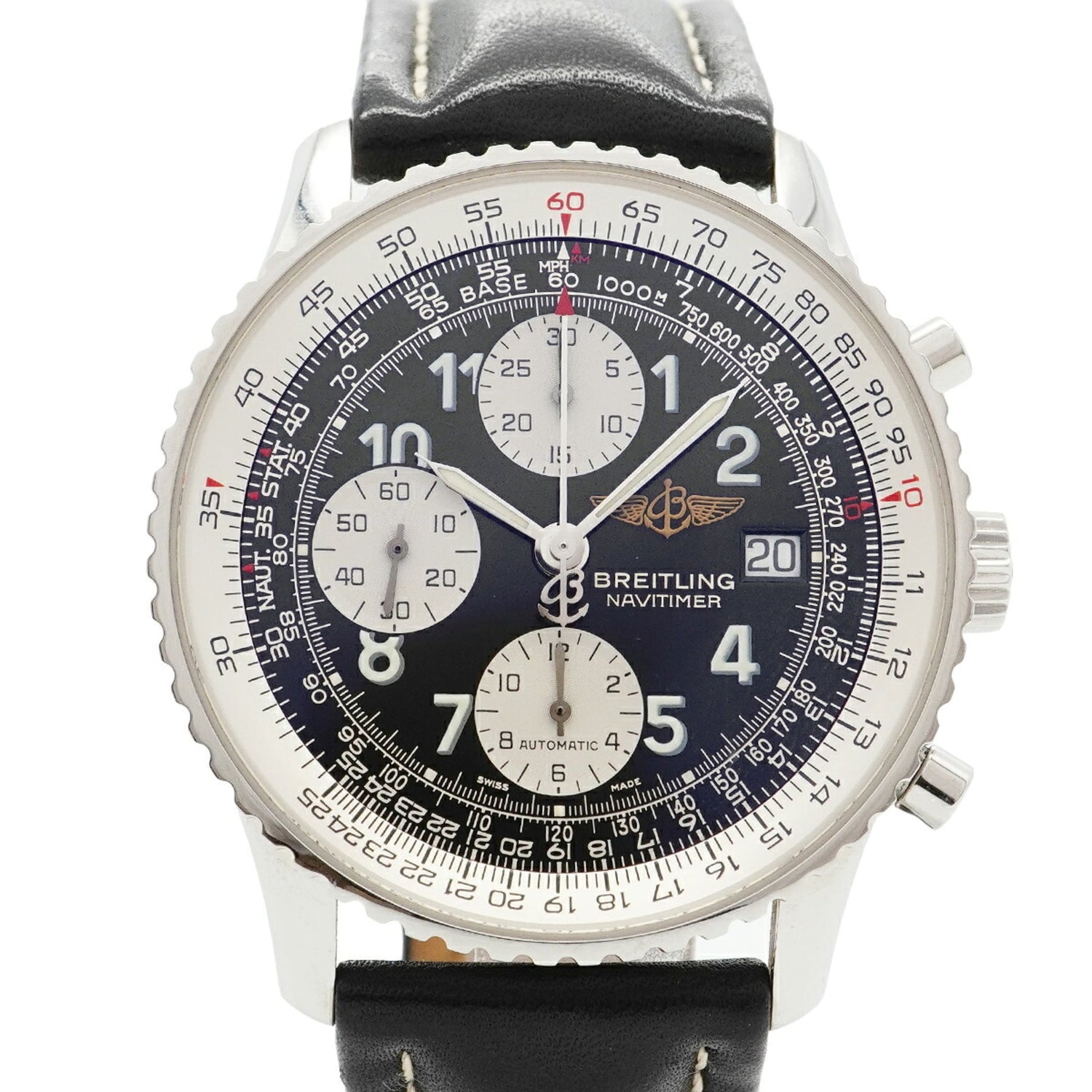 Breitling Old Navitimer A13322 Black Dial Men's Watch