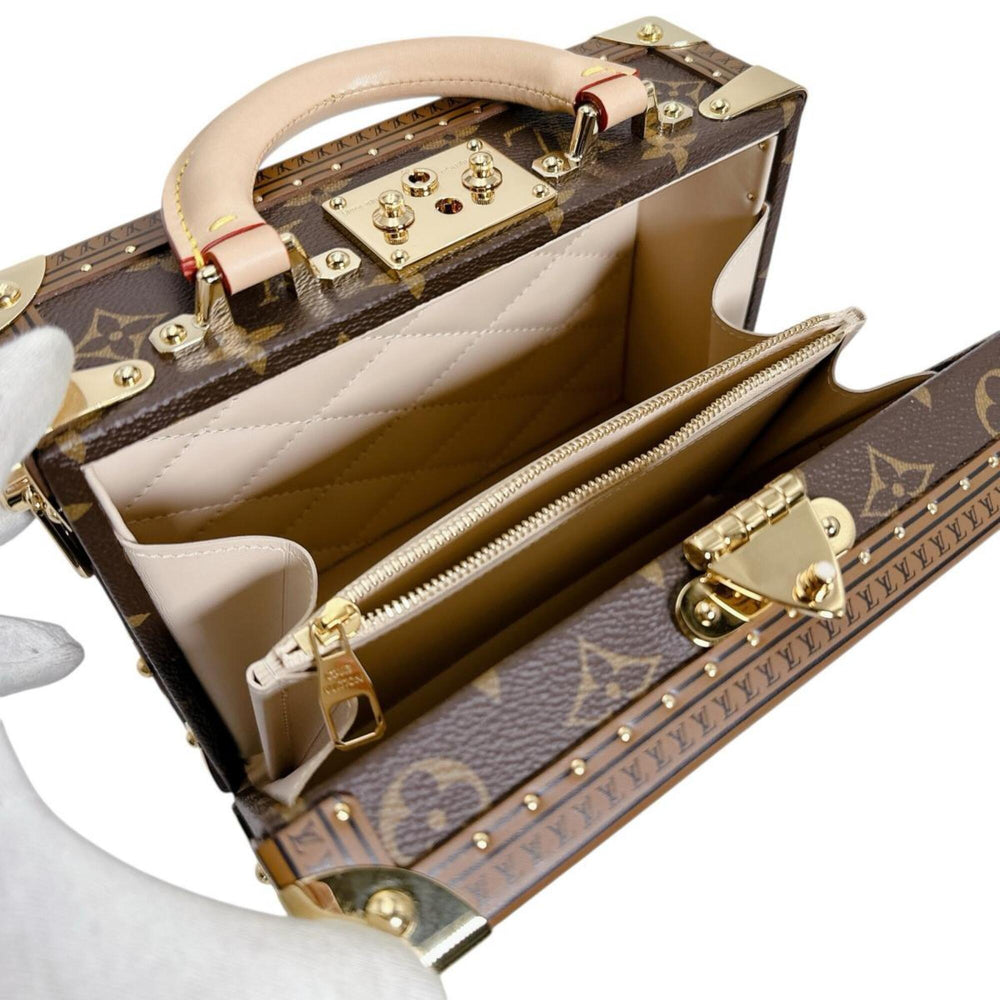 Louis Vuitton Petite Valise handbag, Monogram canvas, M20468, brown — Like New