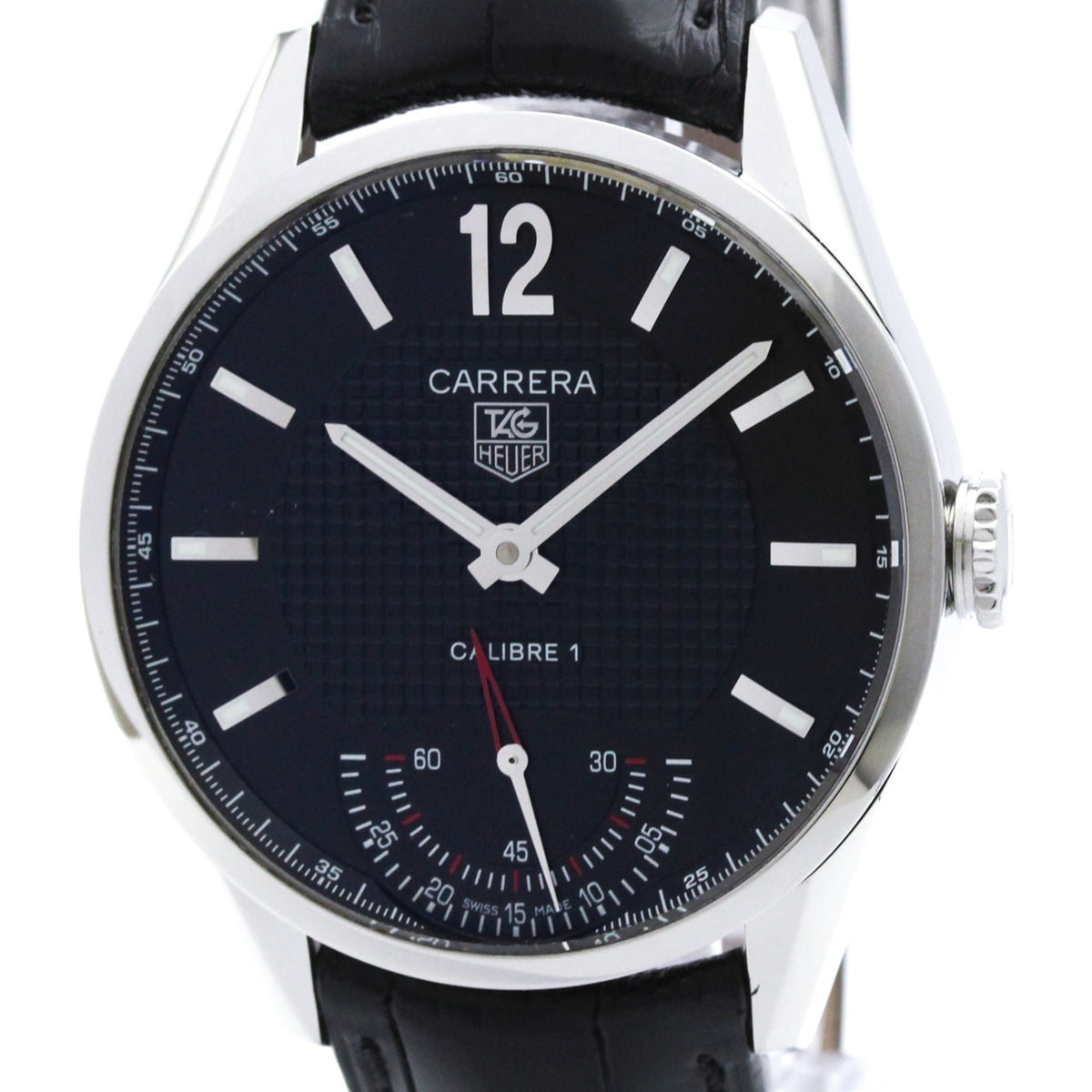 TAG HEUER Carrera Vintage Calibre 01 Steel Mens Watch WV3010 Polished — Very Good