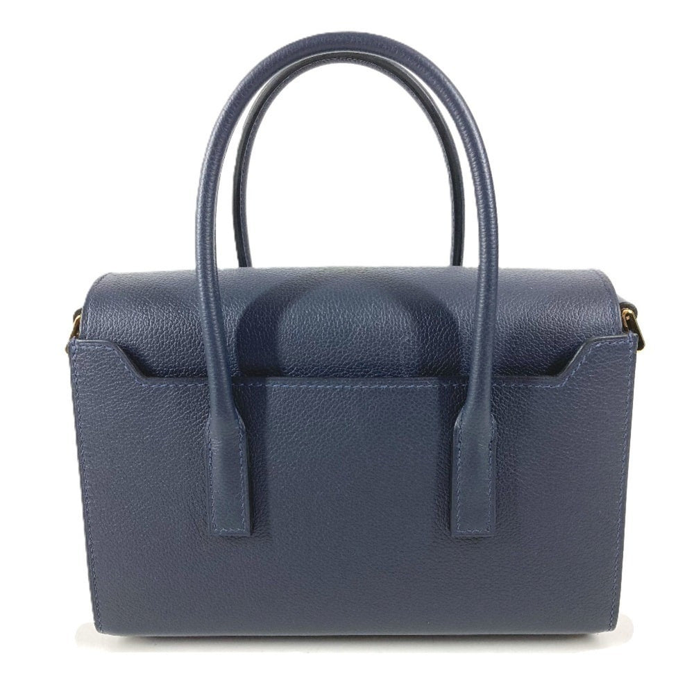 HERMES New Drug 22 Tote Bag, Crossbody Handbag, Shoulder Evercolor, Men's/Women's, Navy, Like — Like New