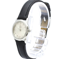 OMEGA De Ville Prestige Steel Leather Quartz Ladies Watch 4870.31.01 Polished — Very Good