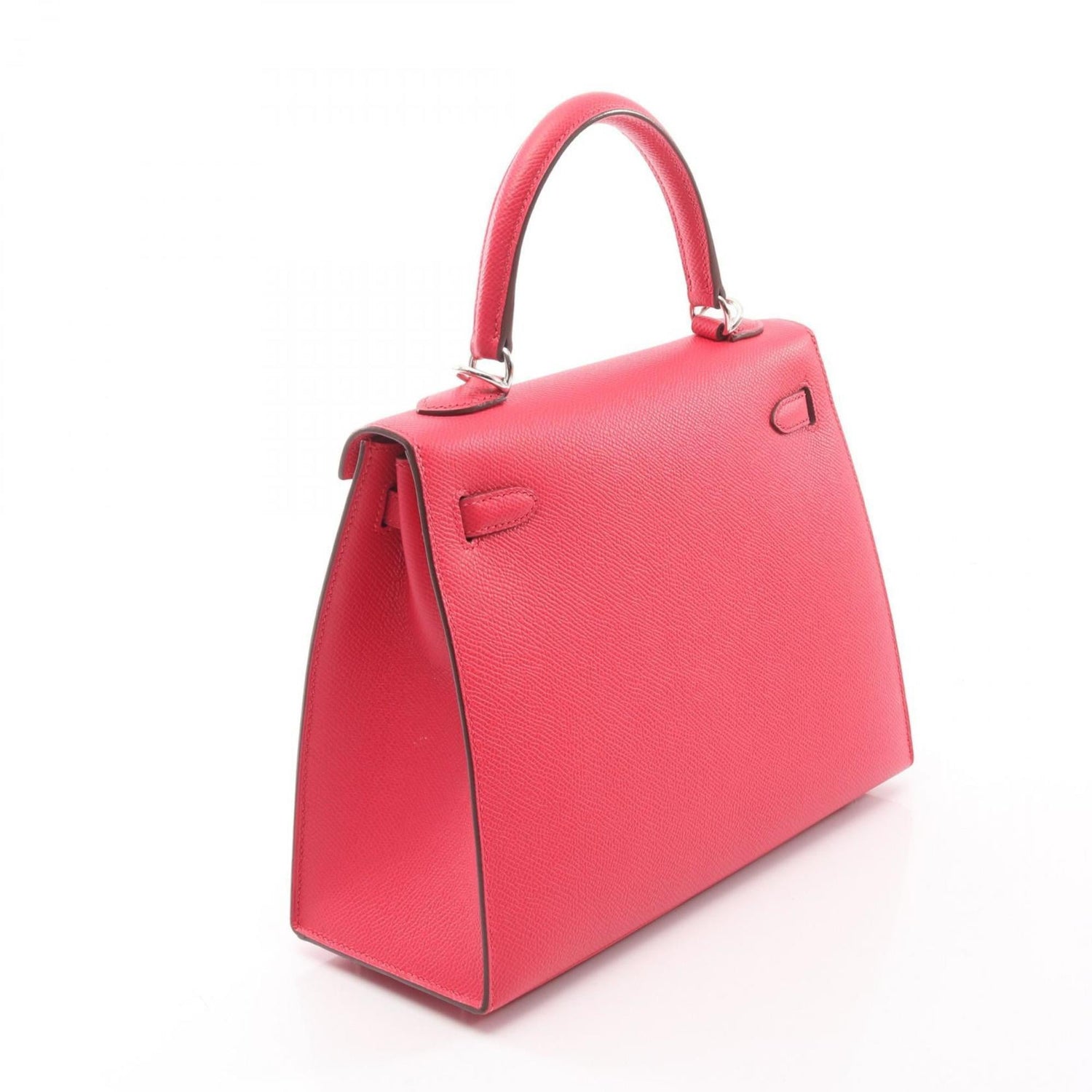 Hermes Kelly 25 Handbag, Leather, Veau Epsom Women's, Pink