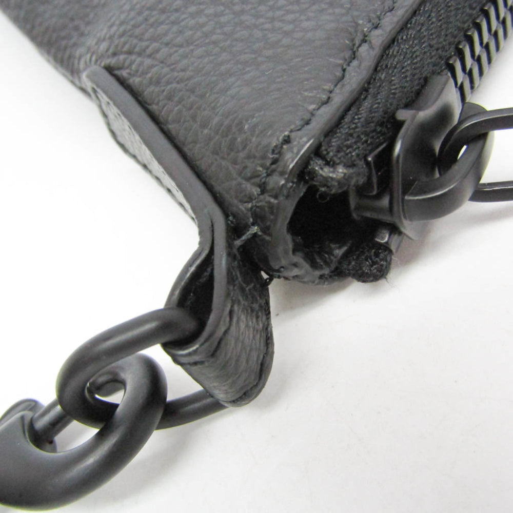 Balenciaga Hourglass 644723 Women,Men Leather Clutch Bag,Pouch Black — Like New