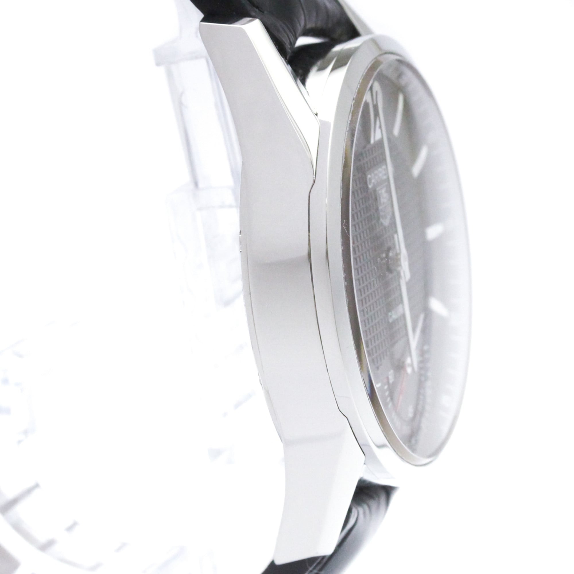 TAG HEUER Carrera Vintage Calibre 01 Steel Mens Watch WV3010 Polished — Very Good