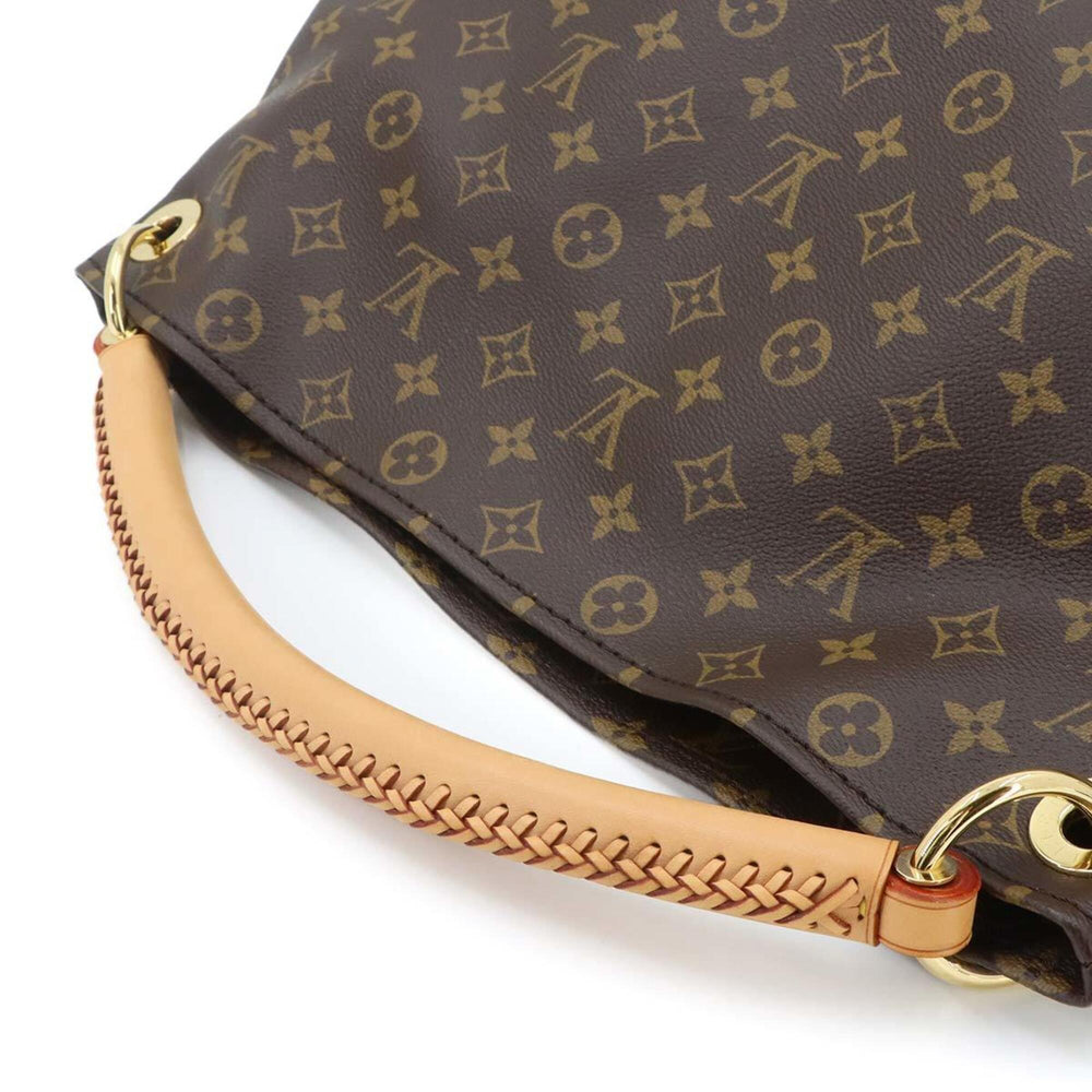 Louis Vuitton LOUIS VUITTON Monogram Artsy MM Shoulder Handbag Brown M40249 Gold Hardware — Like New
