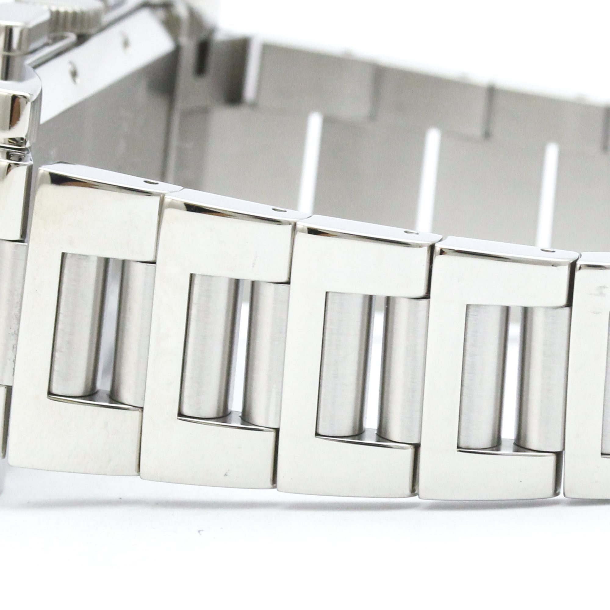 BVLGARI Rettangolo Stainless Steel Quartz Mens Watch RTC49S Polished — Very Good