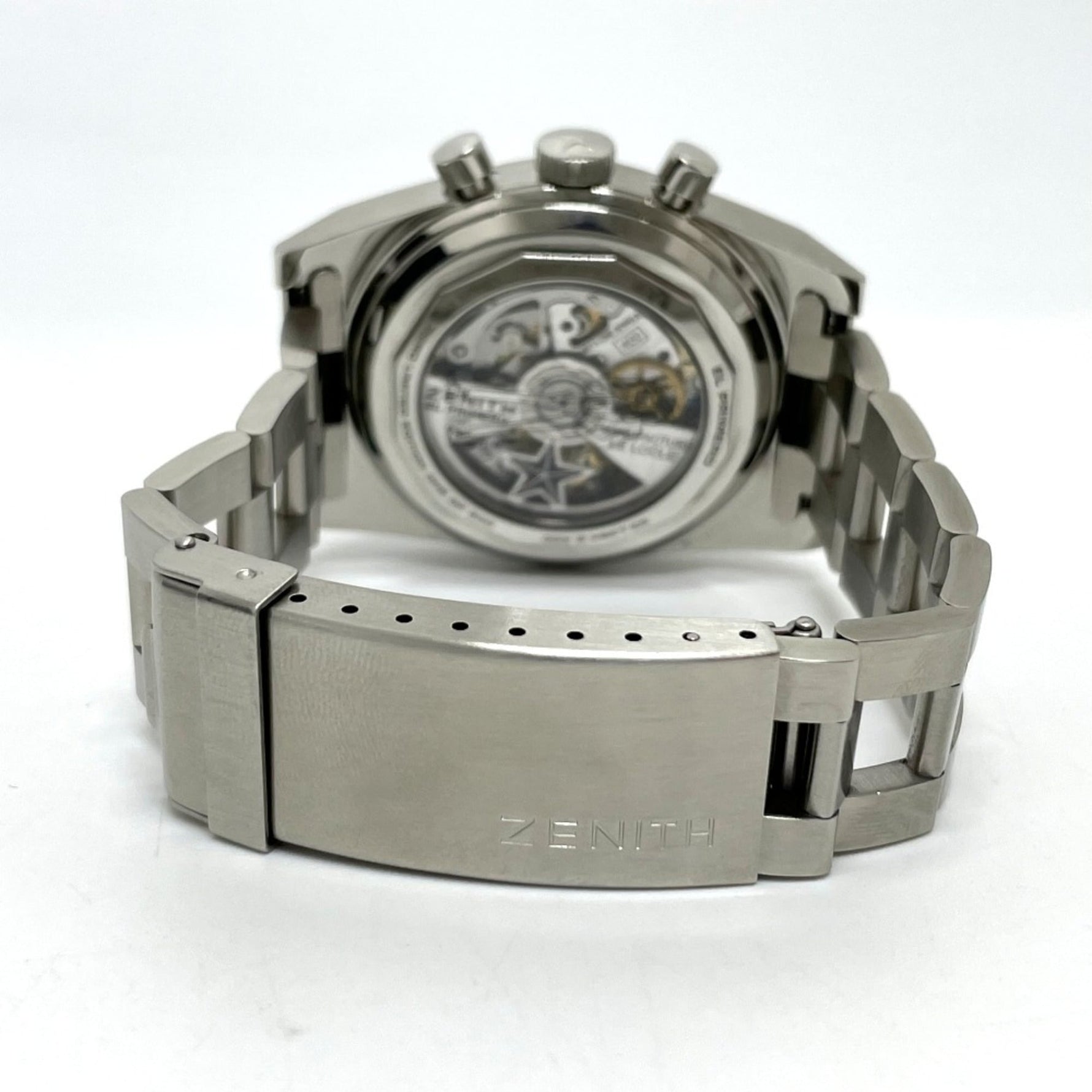 ZENITH 3.L384.400 Lupin the Third 2nd Edition Japan Limited 200 Pieces Revival A384 Chronomaster Watch Stainless Steel Men's Silver