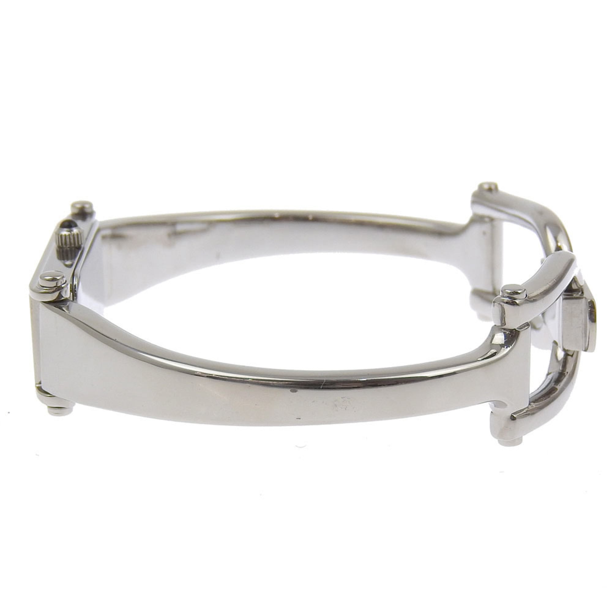 Gucci GUCCI Watch 1500L Stainless Steel Quartz Analog Display Gray Dial Women's — Very Good