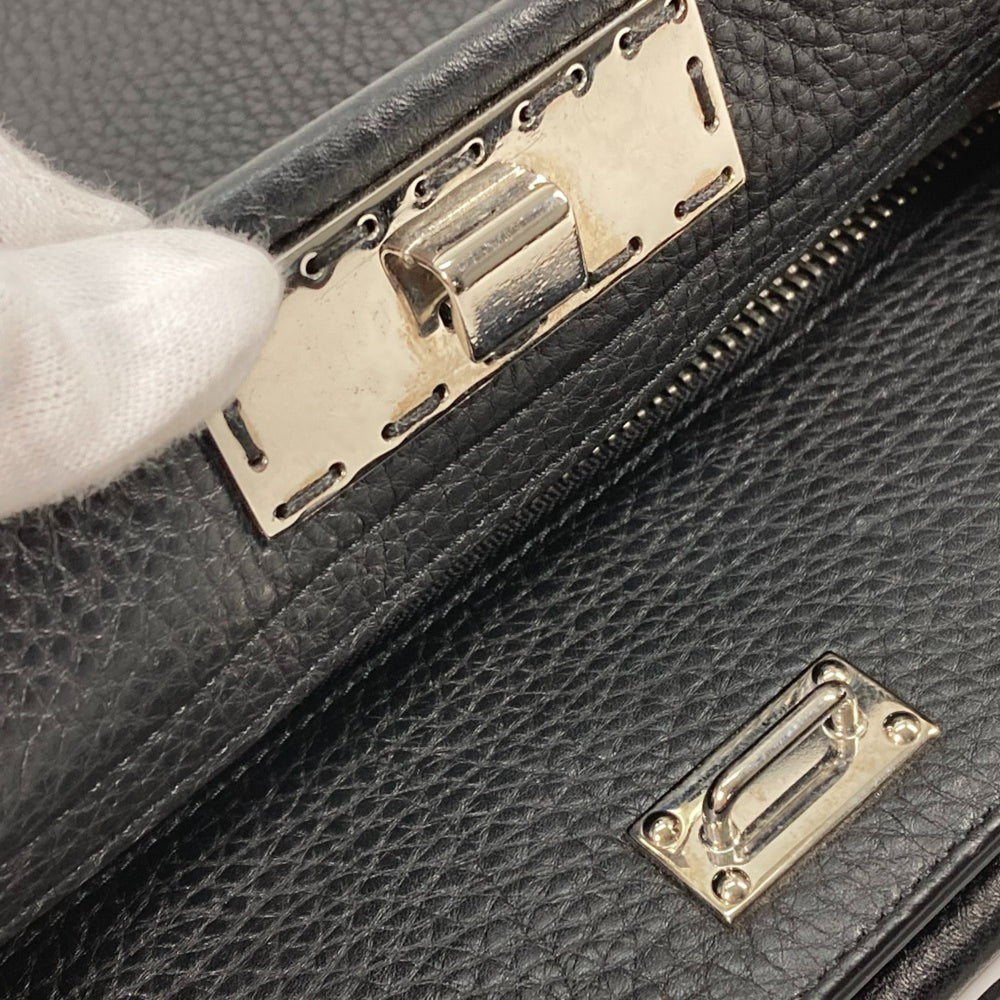 Fendi 7VA406 Shoulder Bag Crossbody bag 2WAY business bag Tote Bag Hand Bag Black — Like New