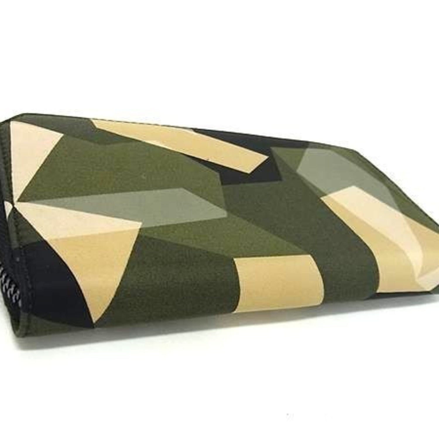 JIMMY CHOO Jimmy Choo Long Wallet SEKI Green Nylon Men's Round