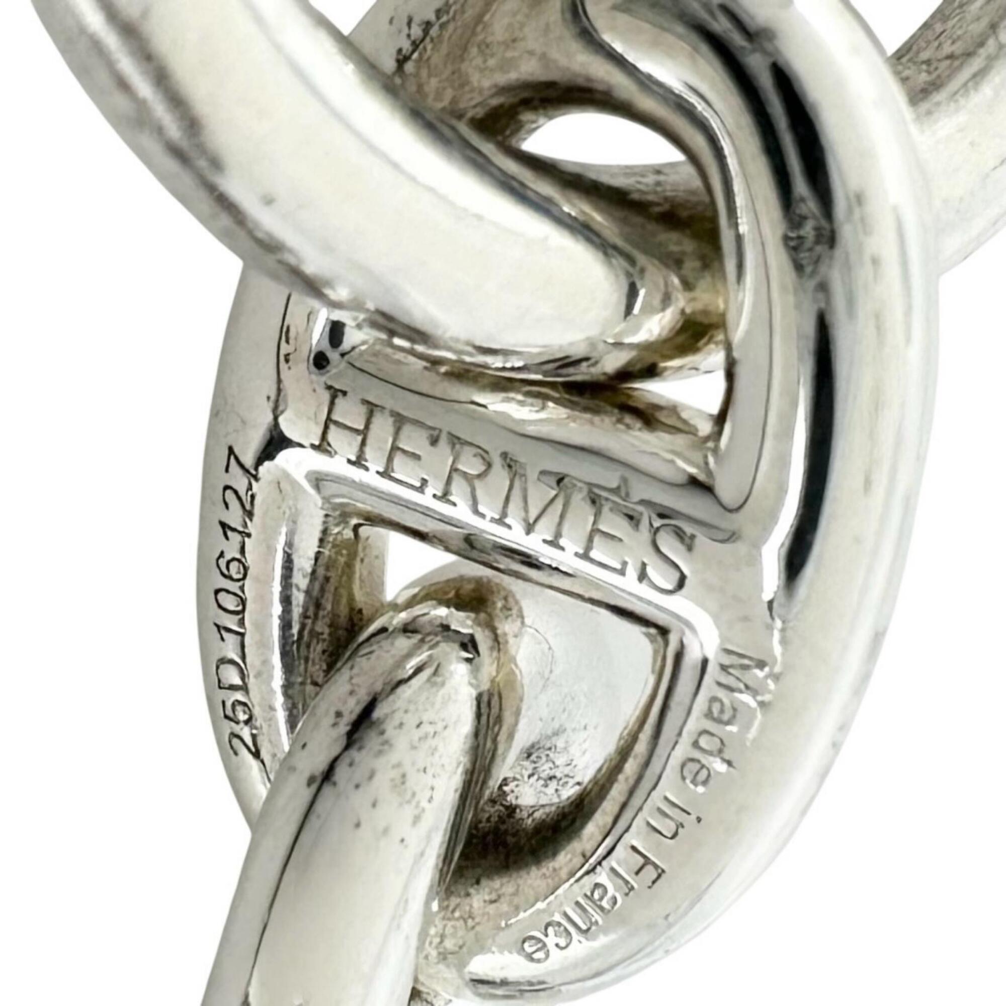 HERMES Chaine d'Ancre PM bracelet, AG925, 15 links, silver, made in France, 2025 model, weight 33.9g, women's — Like New