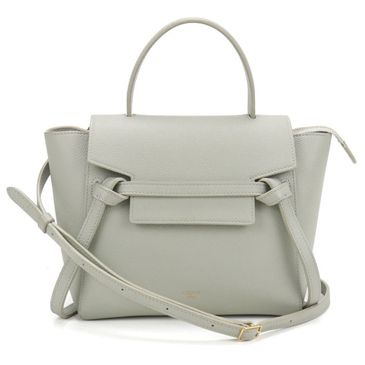 CELINE Celine Handbag 2WAY Belt Bag Nano Women's Green