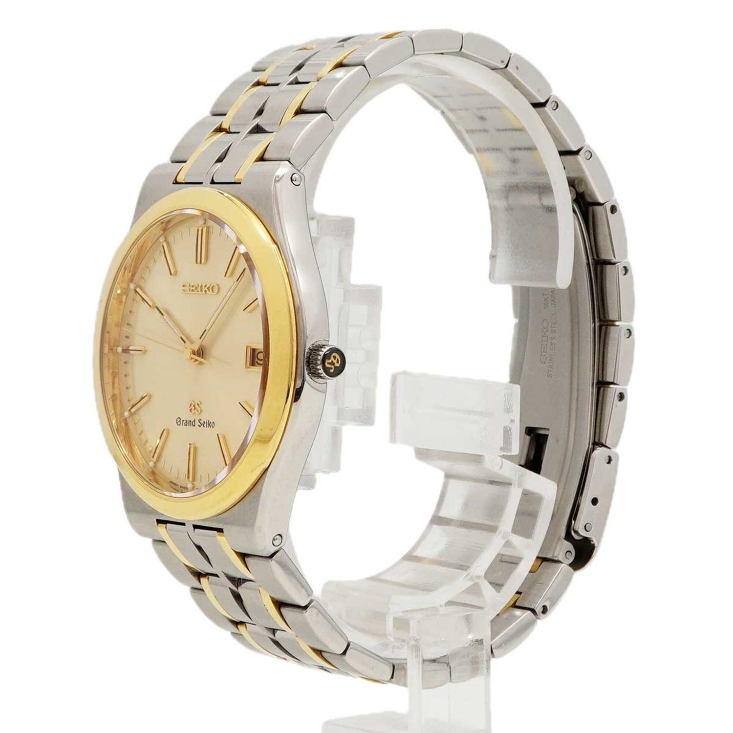 Seiko Grand SBGG002 8N65-9000 Gold Dial Men's Watch