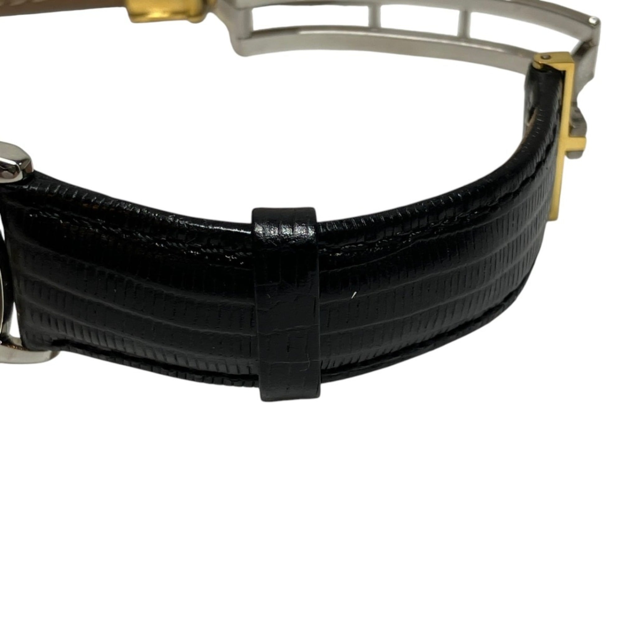 Fendi watch, total weight 41.2g, stainless steel, genuine leather strap, quartz movement, white dial, 2000G — Good