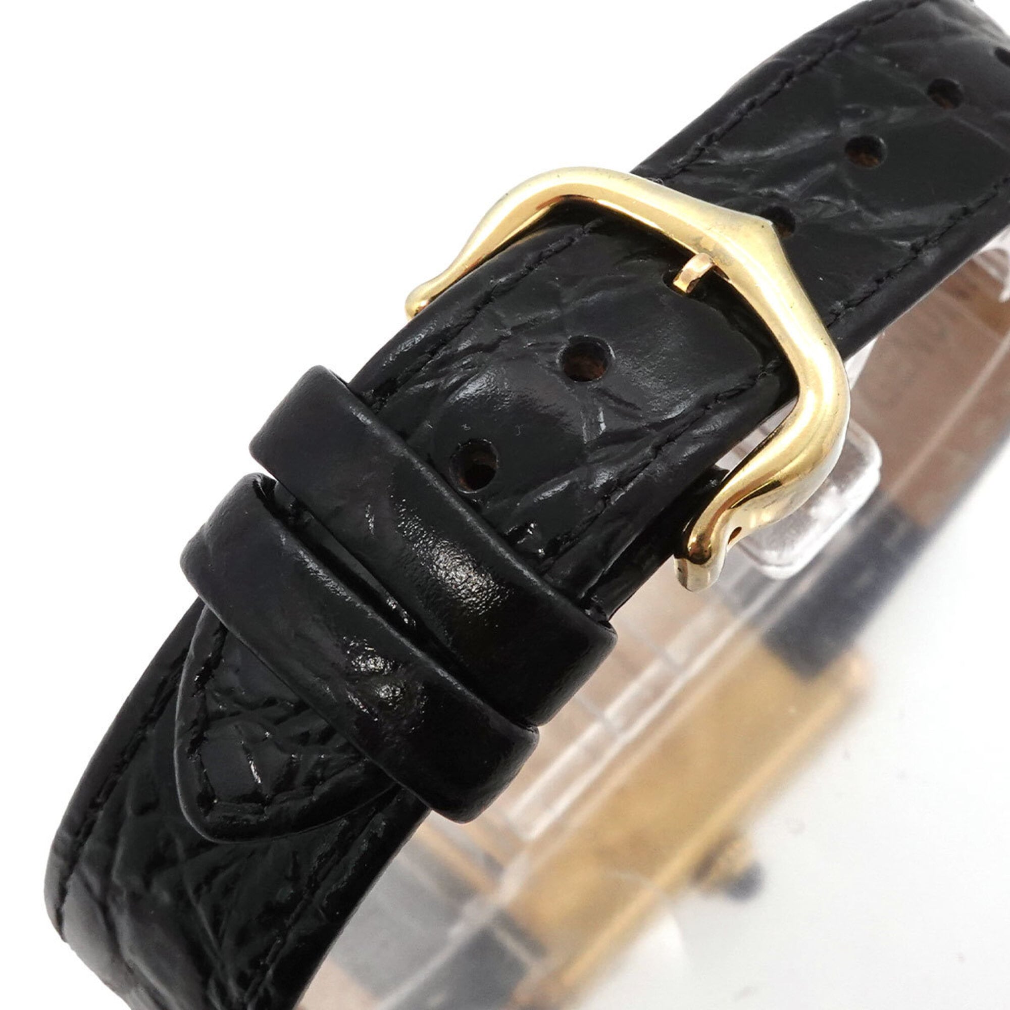 Cartier Must Tank Vermeil Trinity Ladies Watch, 3 Colors, SV925, Manual Winding Watch — Very Good