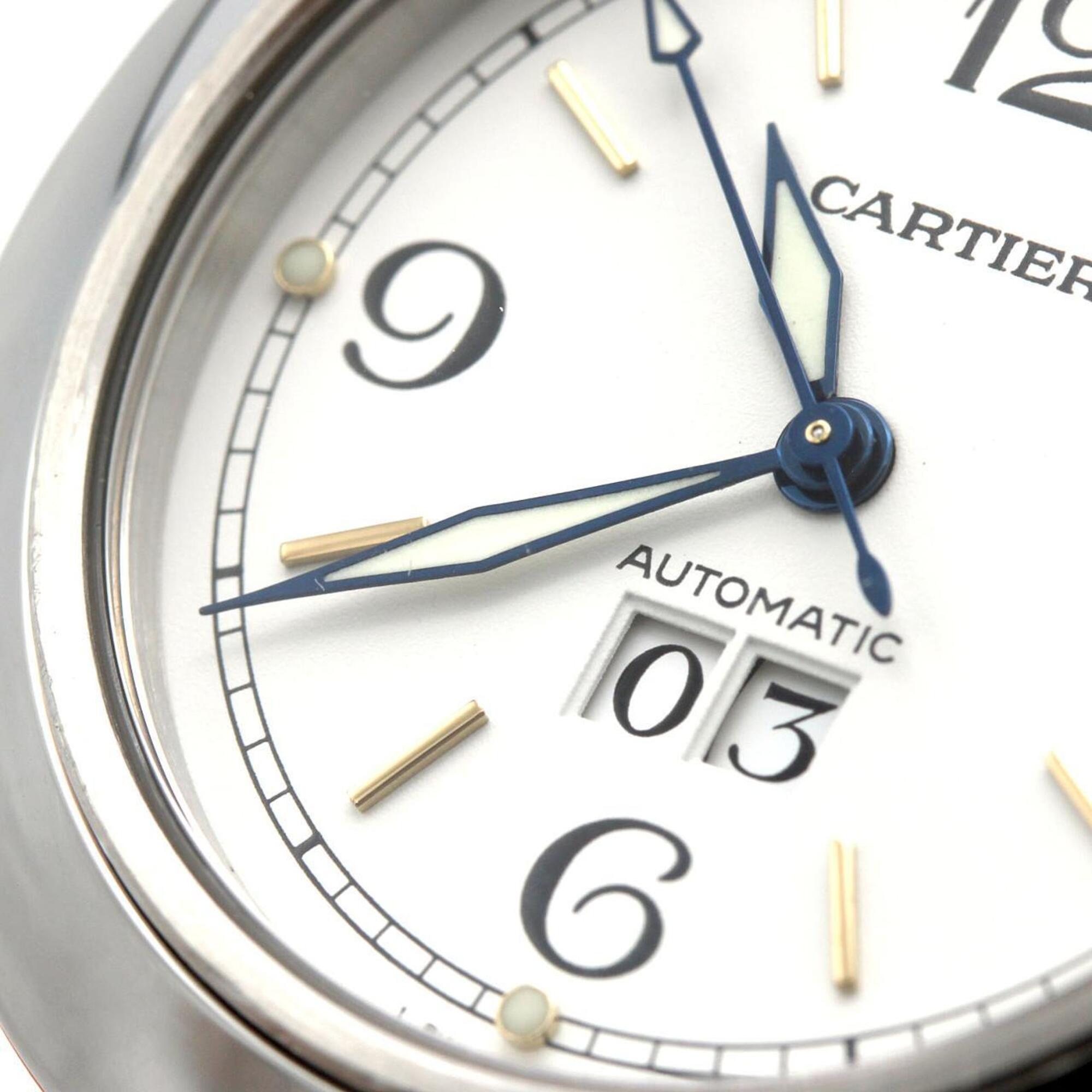 Cartier Pasha C Grande Date W31044M7 Stainless Steel Automatic Watch — Very Good
