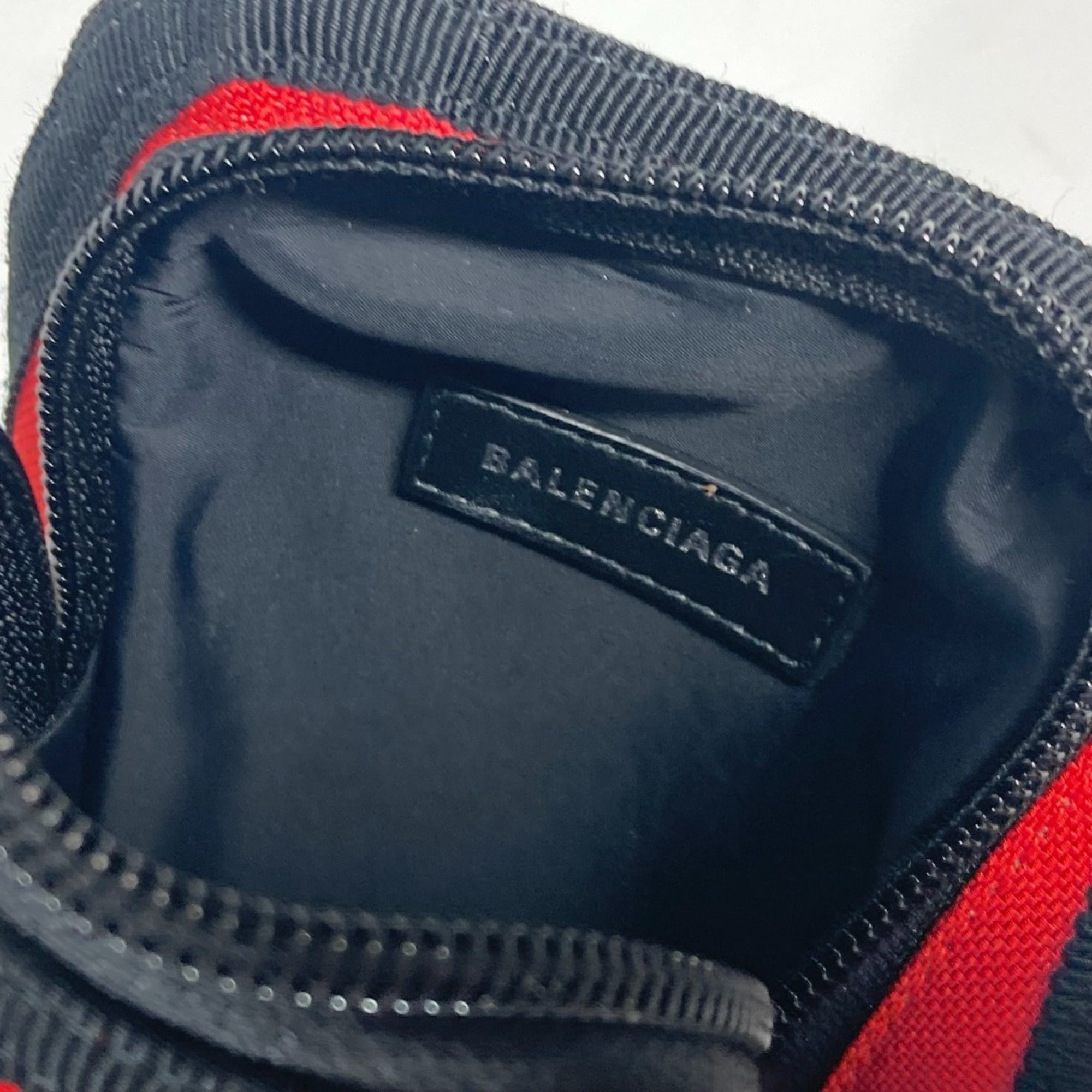 BALENCIAGA 6559472 Explorer Arm Phone Holder Bracelet Warmer Pouch Nylon Women's Red G-241010-48 — New - Store Return