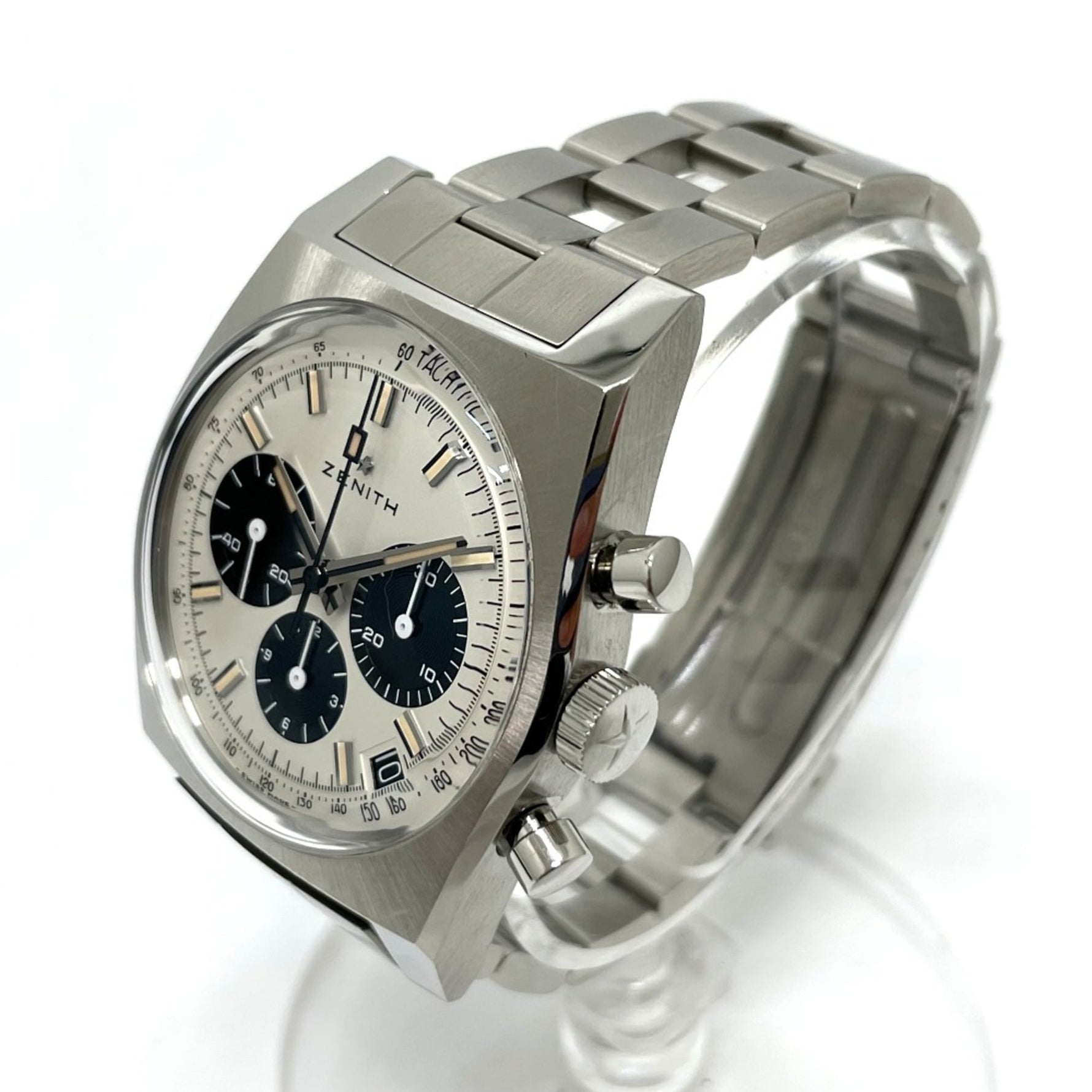 ZENITH 3.L384.400 Lupin the Third 2nd Edition Japan Limited 200 Pieces Revival A384 Chronomaster Watch Stainless Steel Men's Silver