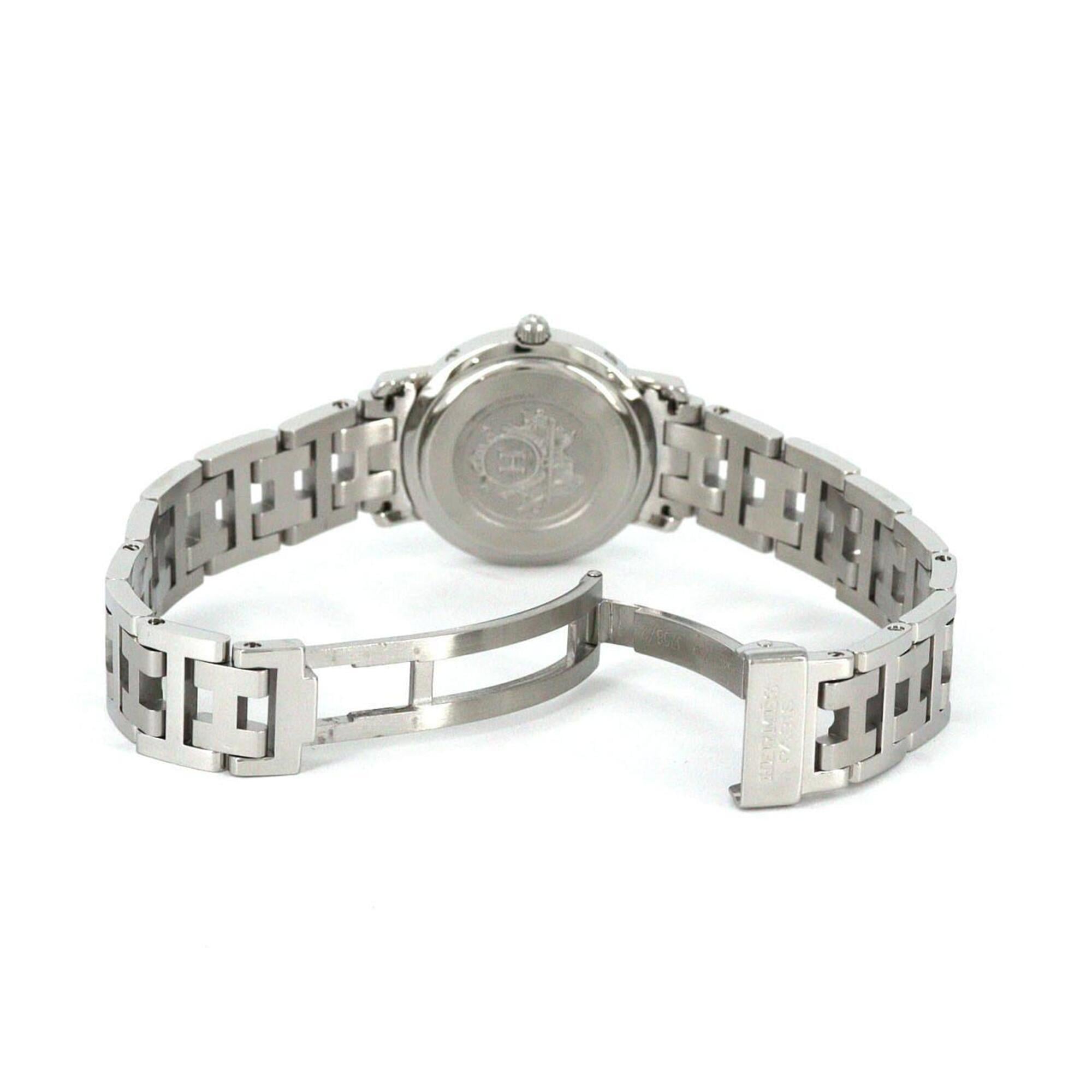 Hermes Clipper CL4.210 SS Quartz Watch — Very Good