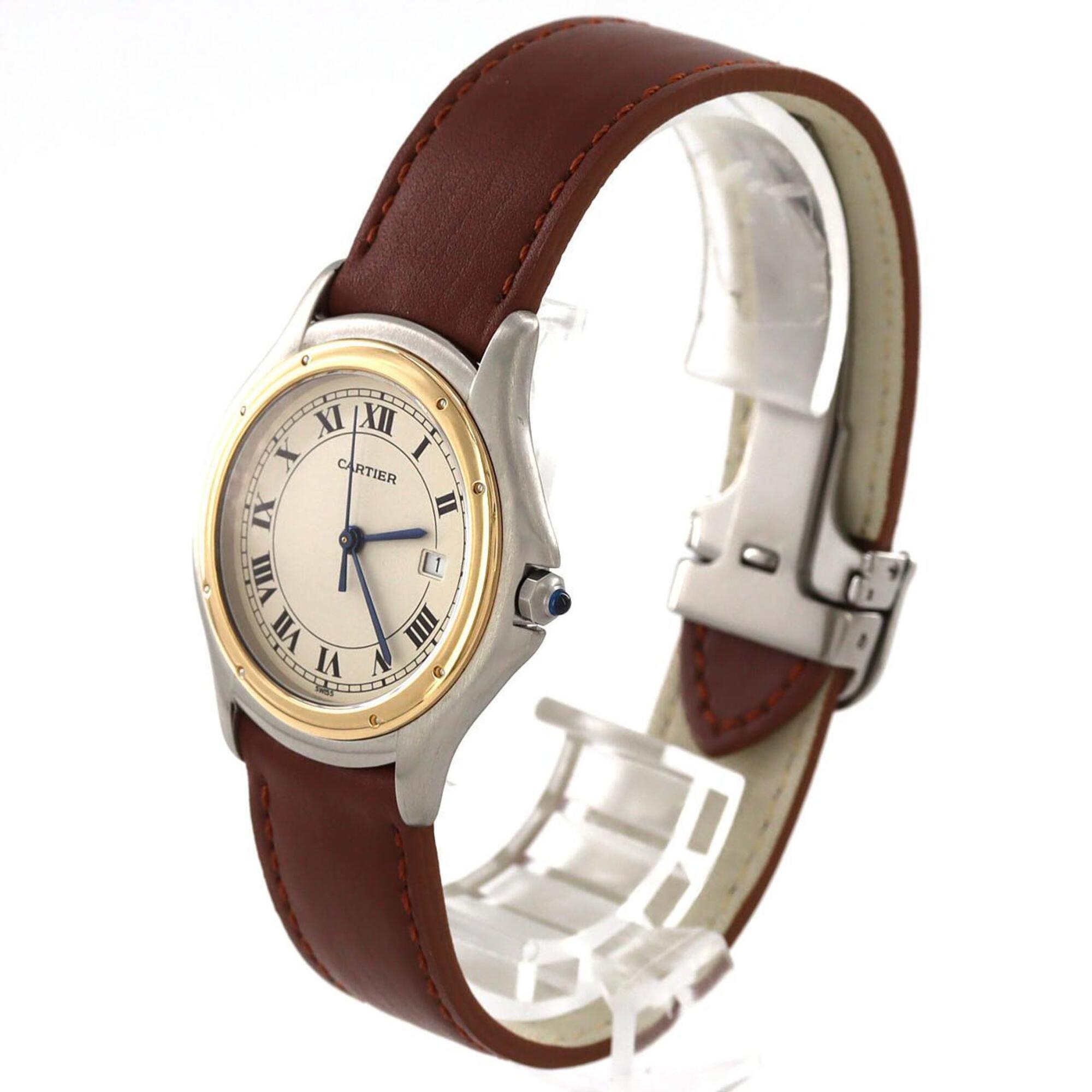 Cartier Panthère Cougar LM Two-Tone W350068A SSxYG Quartz Watch — Very Good