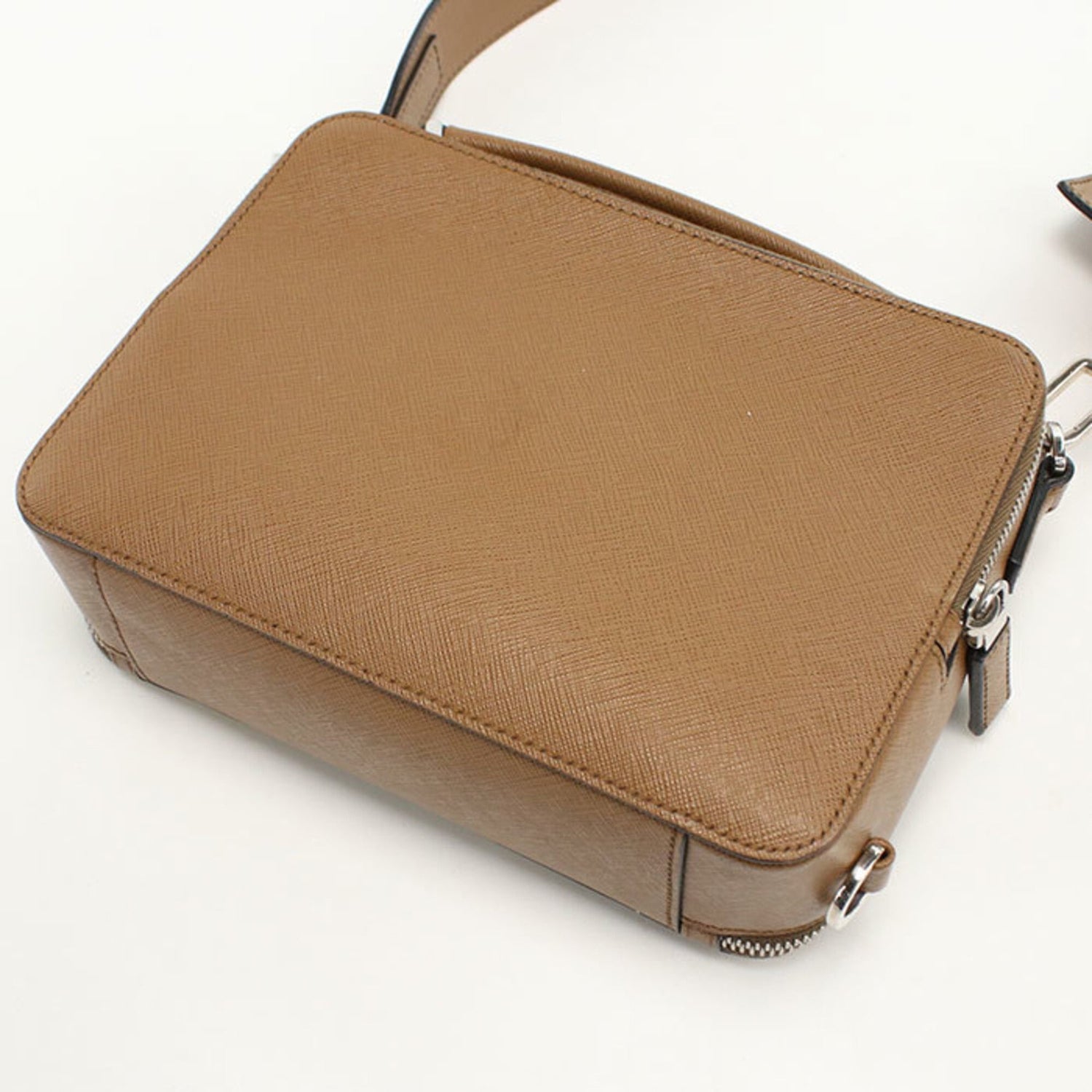 PRADA Prada handbag 2VH069 2WAY Saffiano leather men's brown