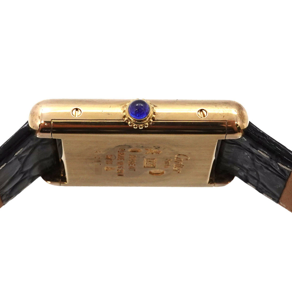 Cartier Must Tank Vermeil Trinity Ladies Watch, 3 Colors, SV925, Manual Winding Watch — Very Good