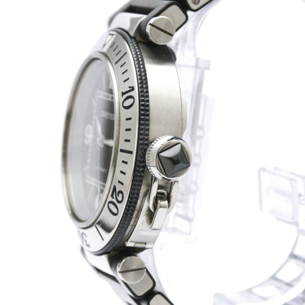 CARTIER Pasha Seatimer Steel Automatic Mens Watch W31077U2 Polished — Very Good