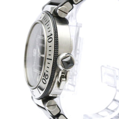 CARTIER Pasha Seatimer Steel Automatic Mens Watch W31077U2 Polished — Very Good