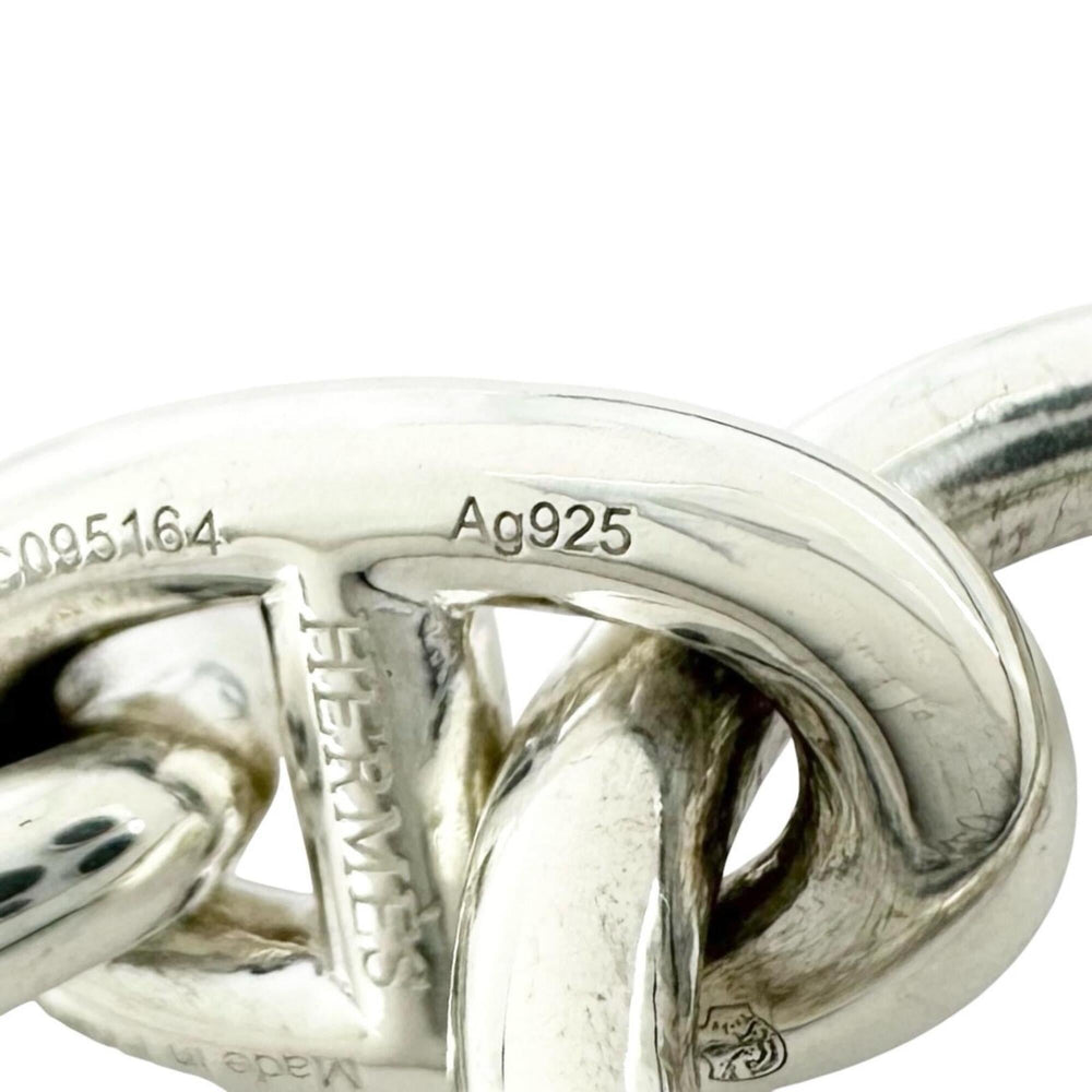 HERMES Chaine d'Ancre PM bracelet, AG925 15 links, silver, made in France, 2021 model, weight 34.15g, women's — Like New