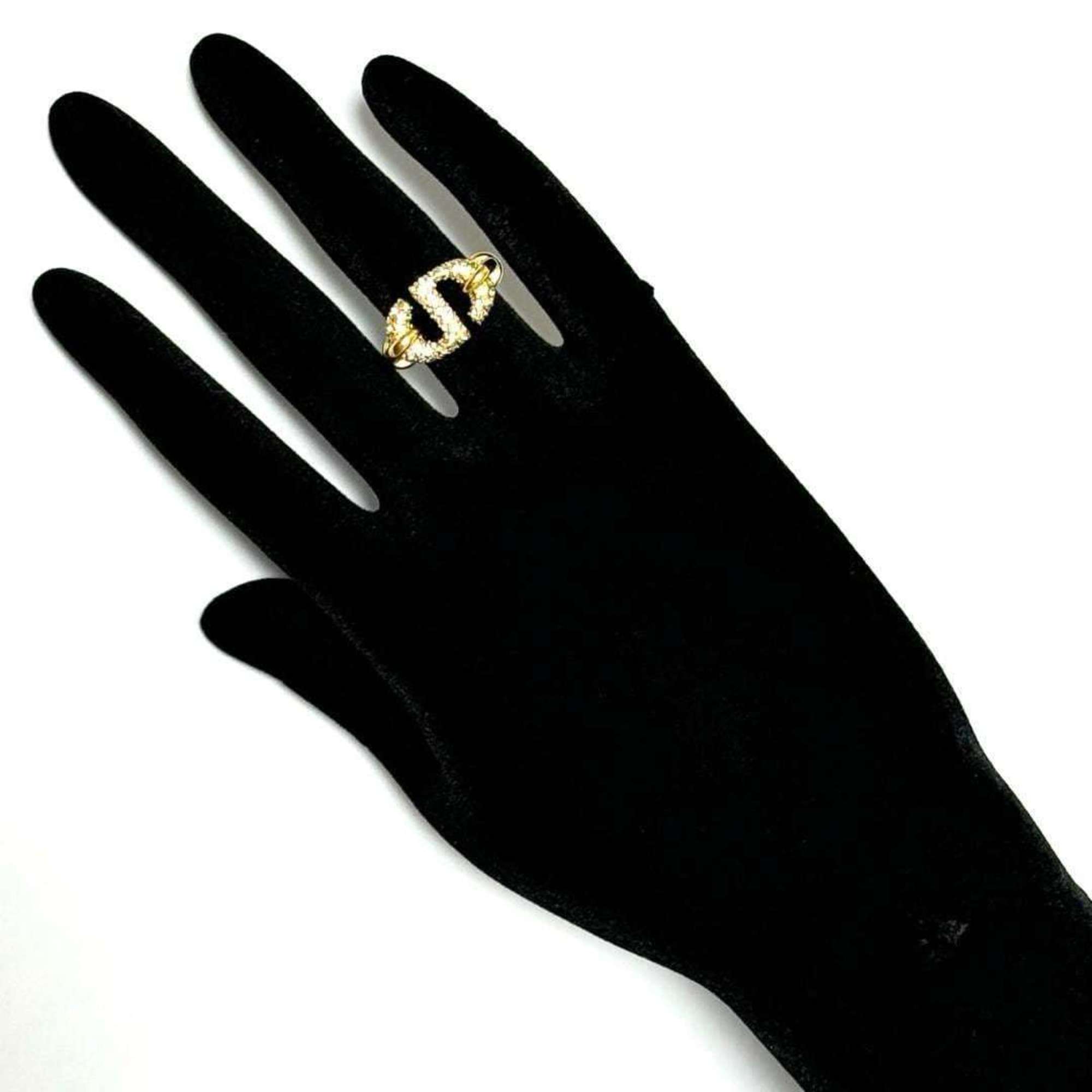 Christian Dior Dior Women's Ring CD Navy — Like New