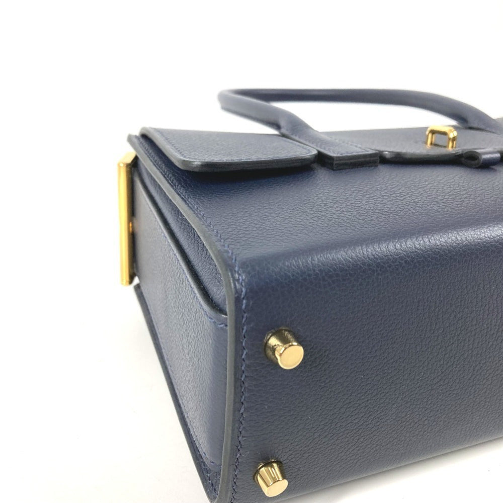 HERMES New Drug 22 Tote Bag, Crossbody Handbag, Shoulder Evercolor, Men's/Women's, Navy, Like — Like New