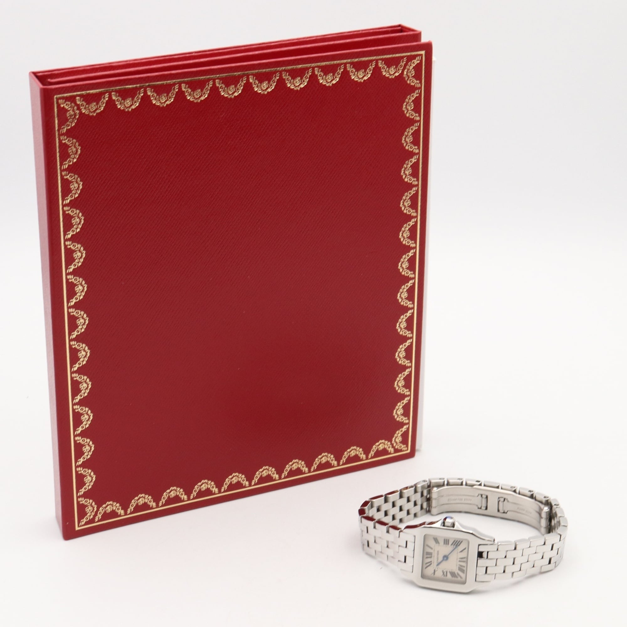 Cartier Santos Demoiselle SM Watch, Stainless Steel, Ladies, Ivory (W25064Z5) — Very Good
