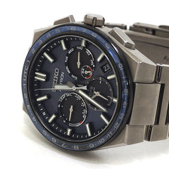 SEIKO Astron SBXC109 Men's Watch, Navy Dial, Pure Titanium, Solar GPS — Very Good