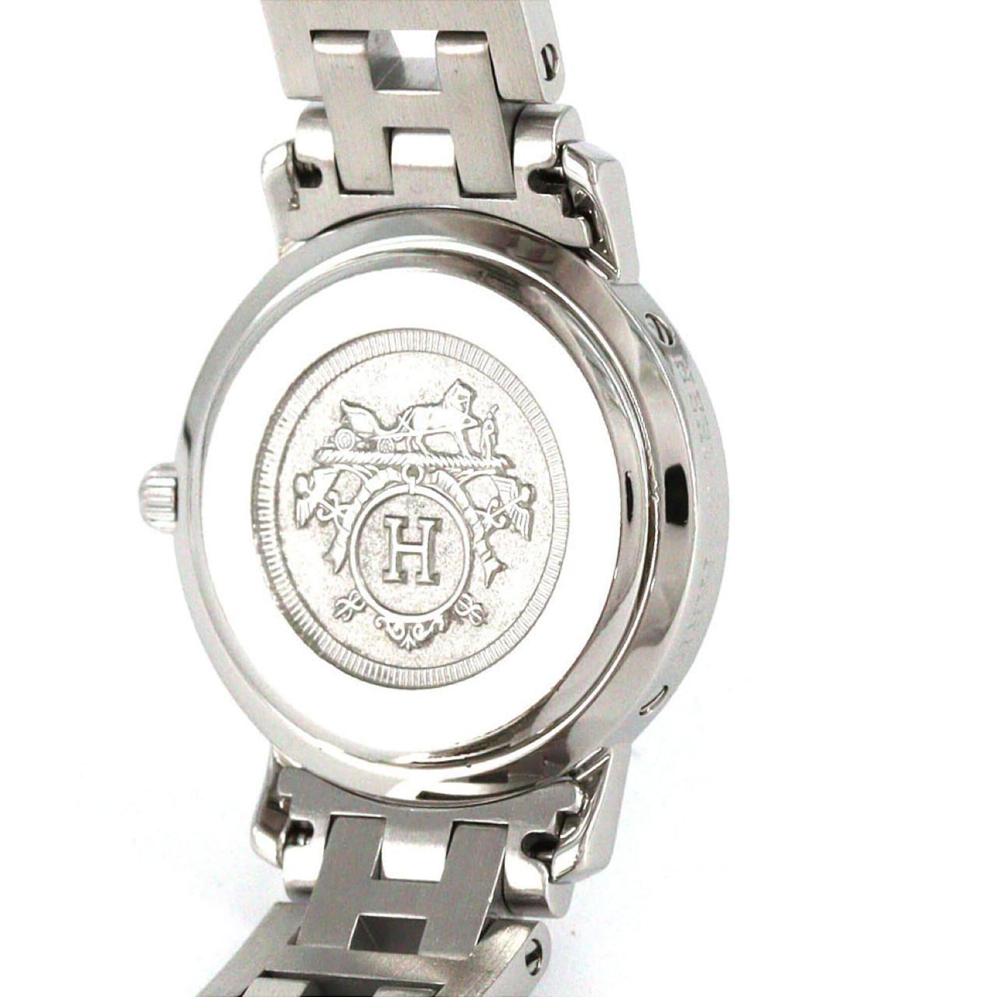 Hermes Clipper CL4.210 SS Quartz Watch — Very Good