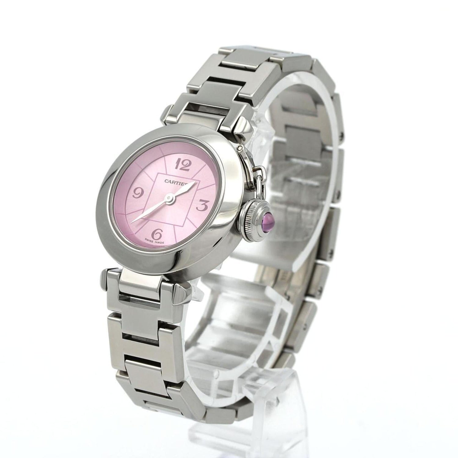 Cartier Miss Pasha 1st Anniversary W3140023 SS Quartz Watch