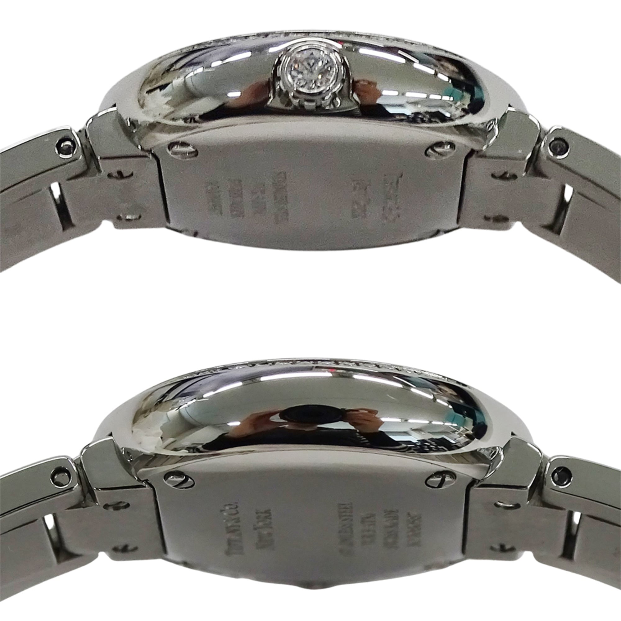 Tiffany & Co. Women's Atlas Diamond Quartz Watch, Stainless Steel (SS), Silver/Navy, 69291651, Polished — Good