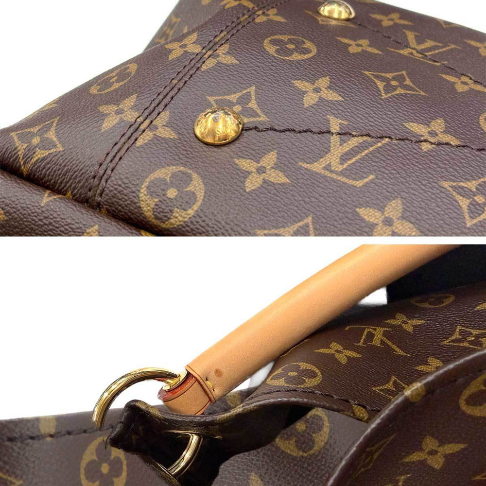 Louis Vuitton LOUIS VUITTON Monogram Artsy MM Shoulder Handbag Brown M40249 Gold Hardware — Like New