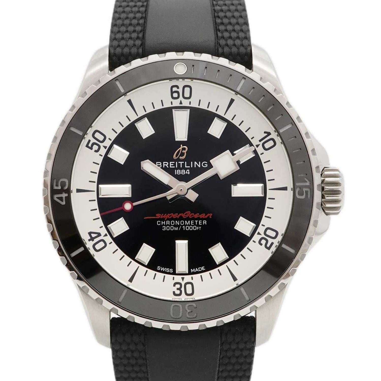 Breitling Superocean A17375 Black Dial Men's Watch