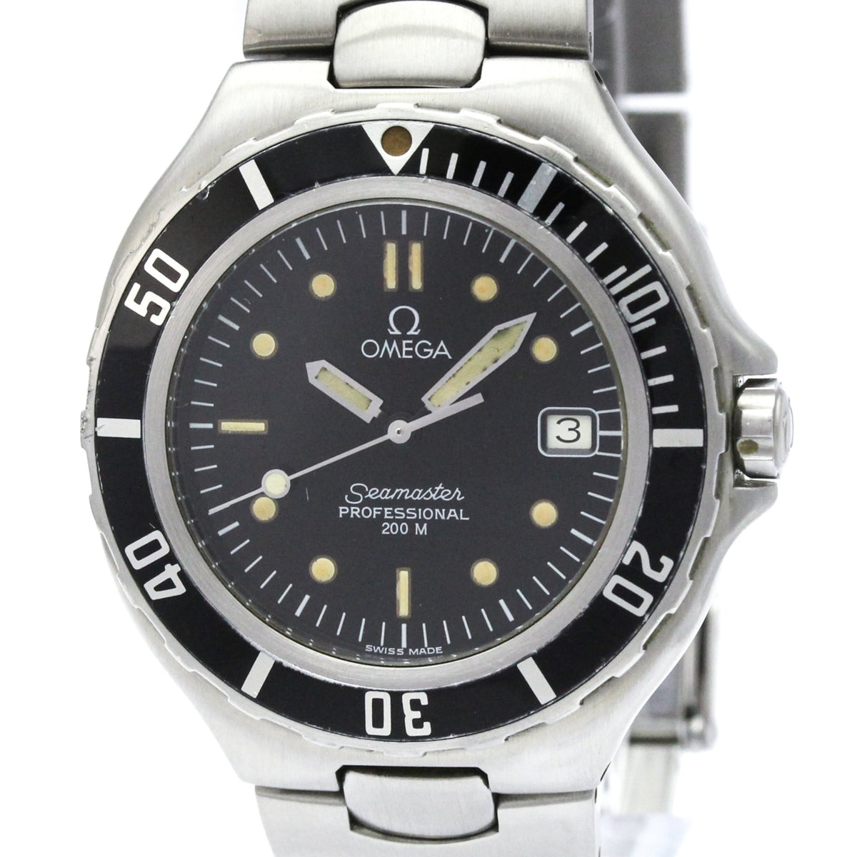 OMEGA Seamaster Professional 18K Gold Steel Watch 396.1042 — Very Good