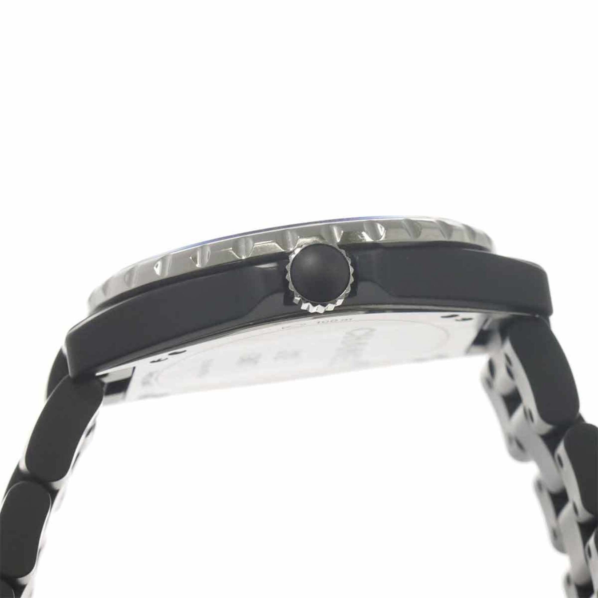 Chanel J12 GMT 41mm H3101 Men's Watch, Date, Matte Black Ceramic, Automatic Movement — Very Good