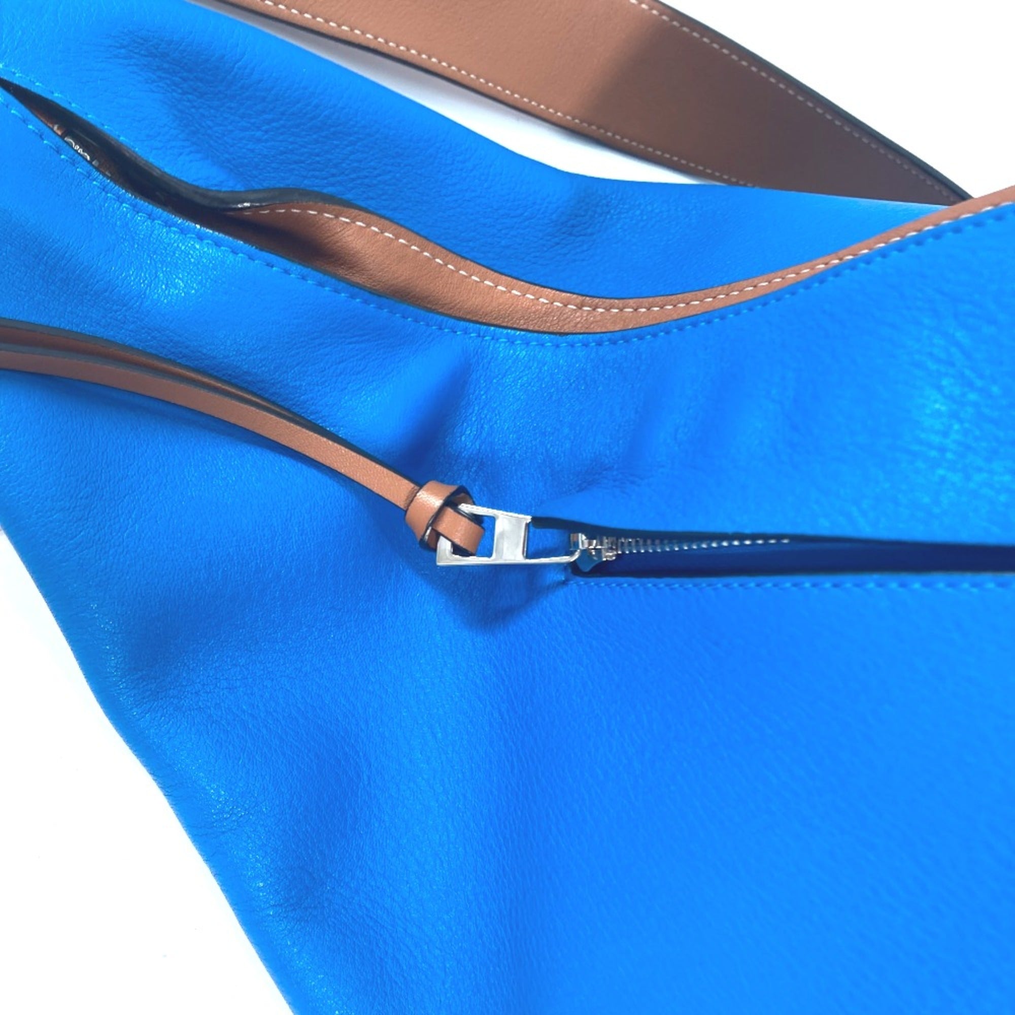 Loewe Bag Bicolor cross Shoulder Bag blue Brown — Like New