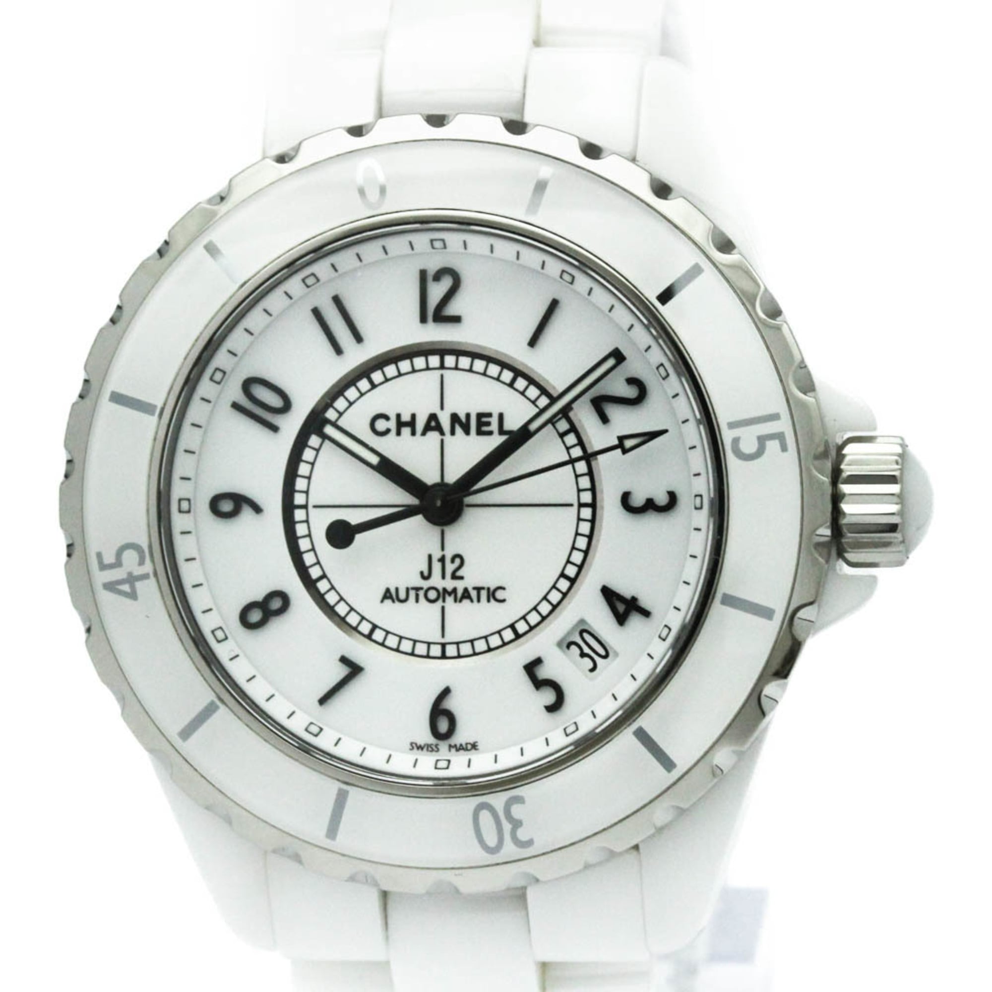 CHANEL J12 Ceramic Automatic Mens Watch H0970 Polished — Very Good