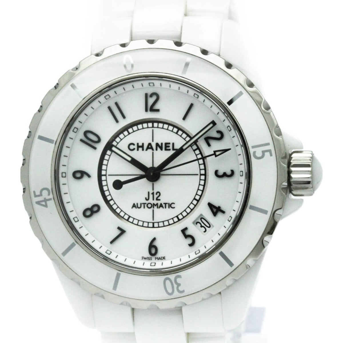 CHANEL J12 Ceramic Automatic Mens Watch H0970 Polished — Very Good