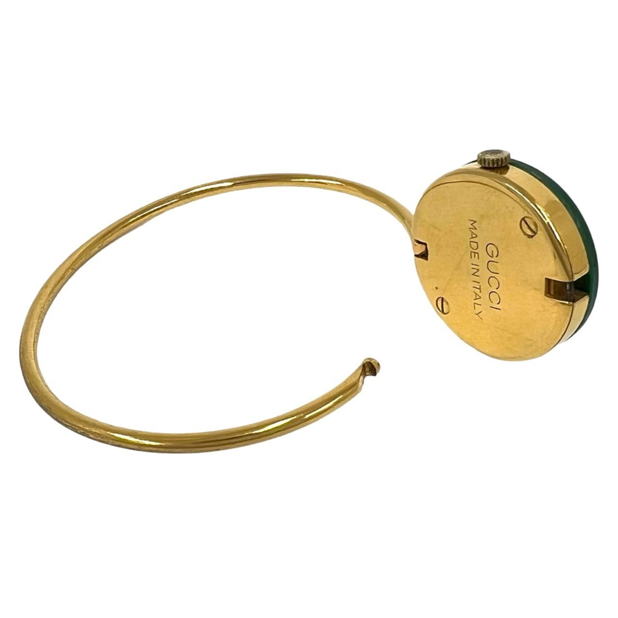 GUCCI Vintage Change Bezel Sherry Line GP Quartz Wristwatch Gold 28050 — Good