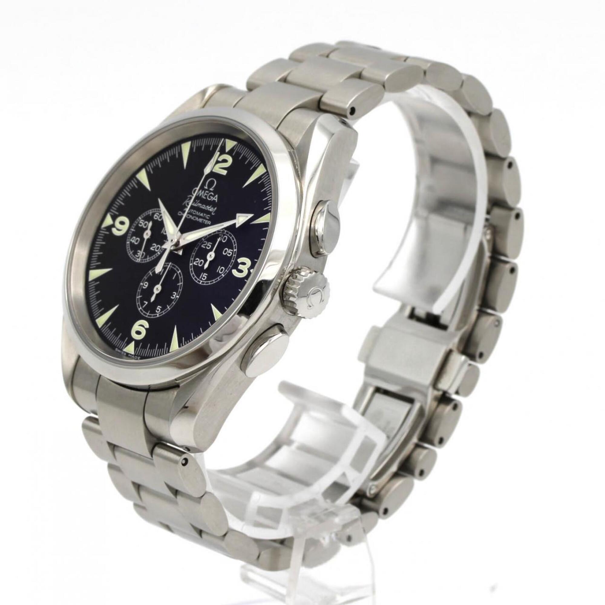 Omega Railmaster Chronograph 2512.52 Stainless Steel Automatic Watch — Good
