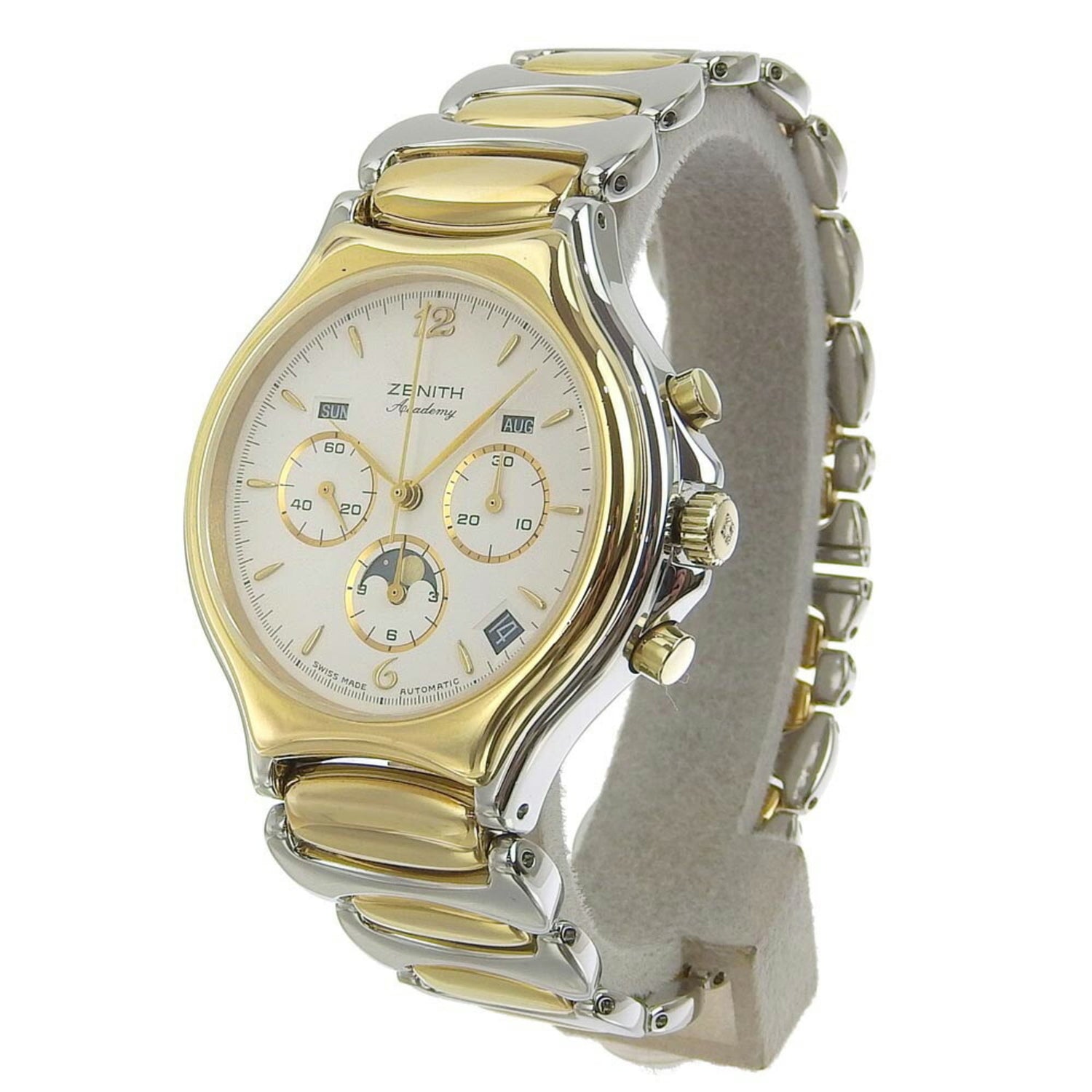 Zenith ZENITH Academy Elprimero Moon Phase Triple Calendar Automatic Winding Watch 2022/08 Overhauled
