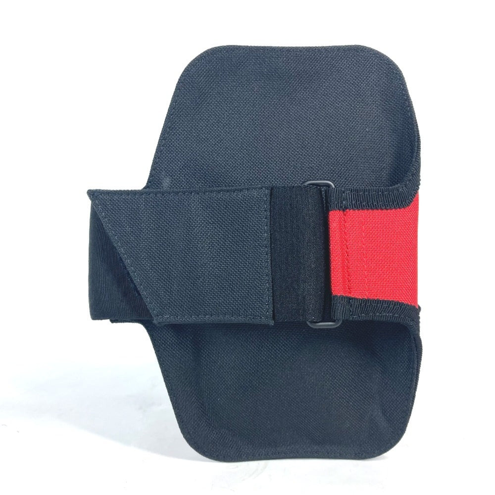 BALENCIAGA 6559472 Explorer Arm Phone Holder Bracelet Warmer Pouch Nylon Women's Red G-241010-48 — New - Store Return