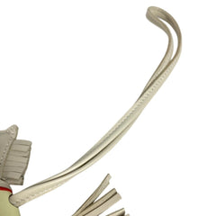 HERMES Hermes Horse Cheval Rodeo Robeo Coeur PM Heart Accessory Bag Charm Keychain Agneau Milo Men's Women's Clé Jaune Milton Rouge Ladue White Like New — New - Store Return